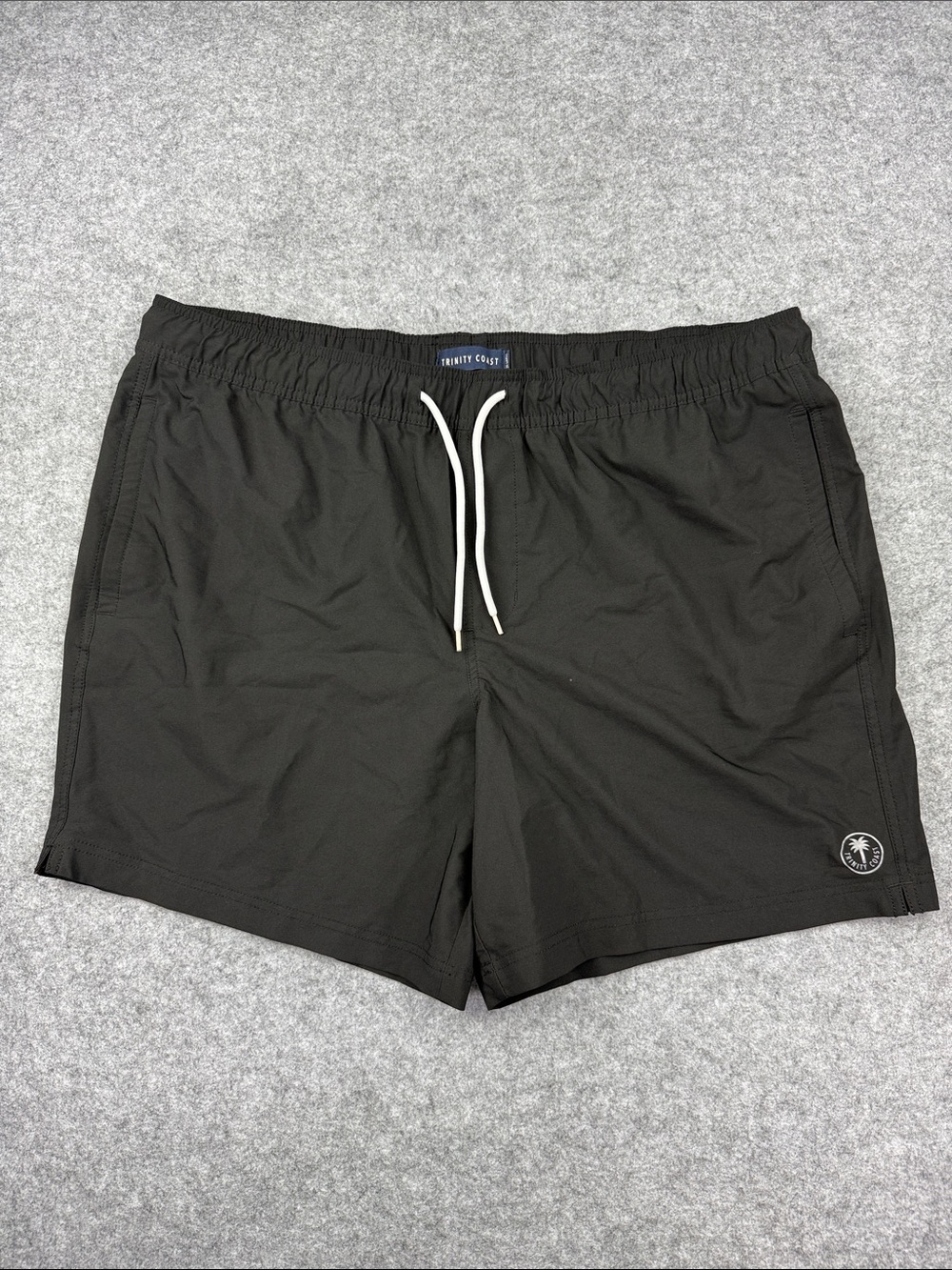 Trinity Coast Black Shorts with Navy Brand Tag